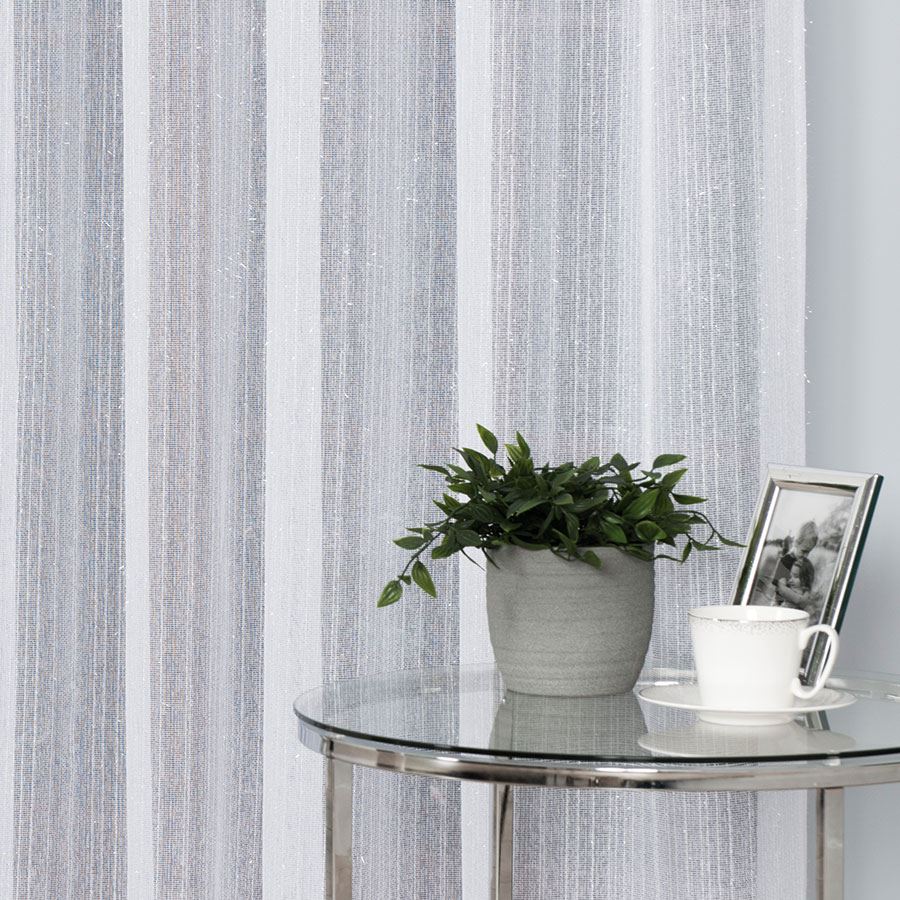 firana fantazyjna Olisa 1 blysk nitki blyszczace kratka drobna 1